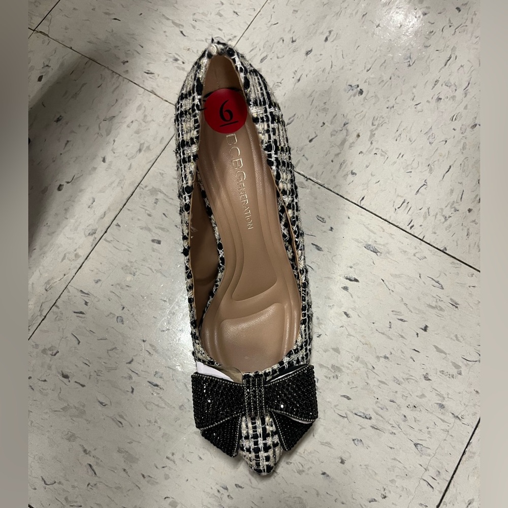 NWT ⚜️🖤⚜️ BCBGeneration Bissha Bow Dress Pumps - Picture 9 of 13